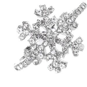 Crystal Snowflake Ring